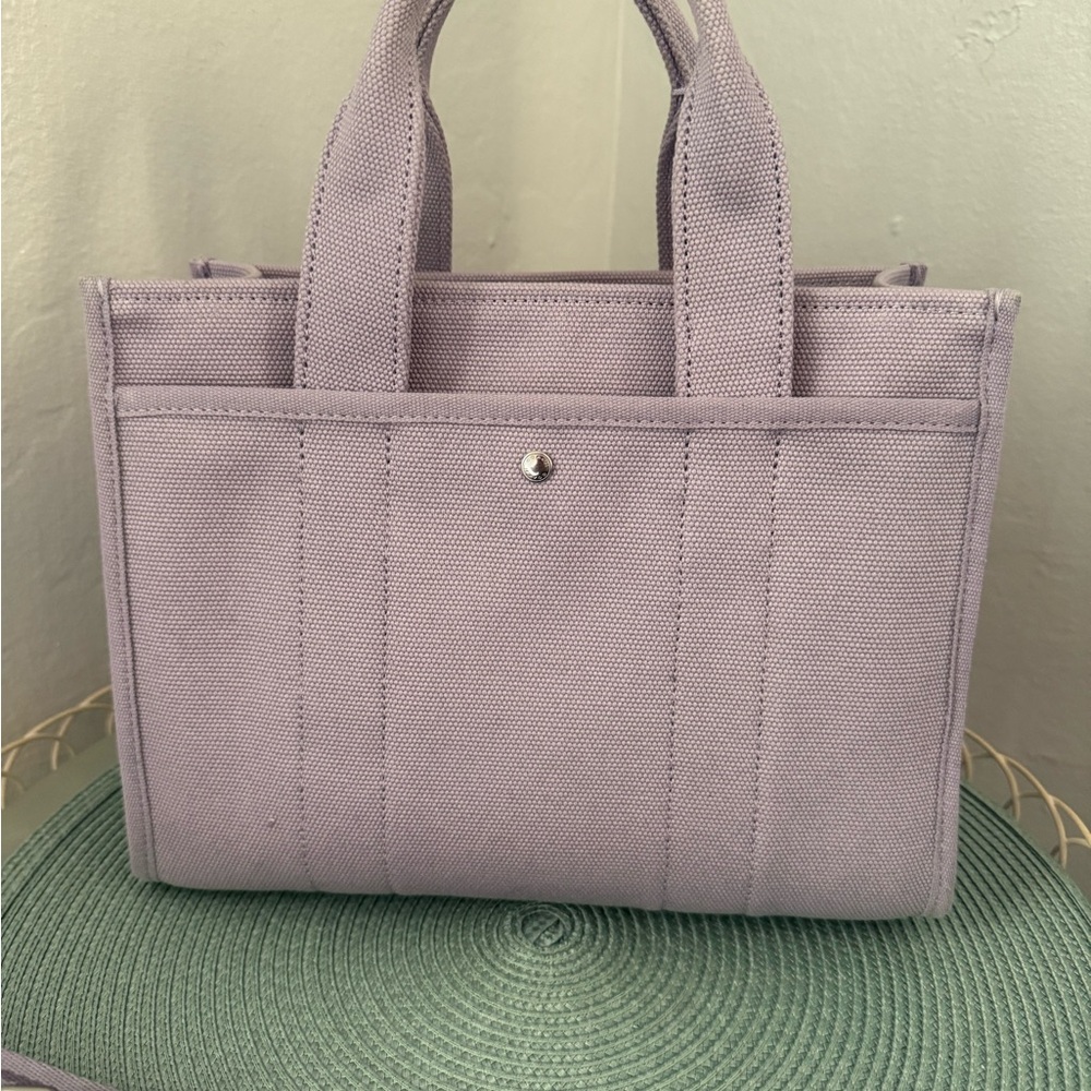 Coach Light Purple Small Canvas Tote 26 - Picture 10 of 13